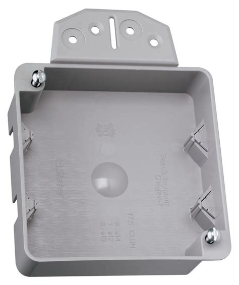 4 inch x 2 inch wall mounted electrical box|shallow 4 square electrical box.